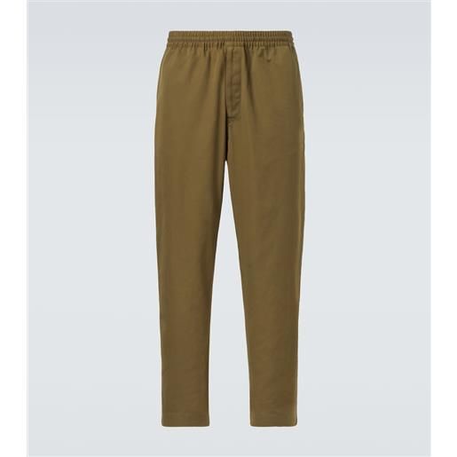 Prada pantaloni regular in cotone