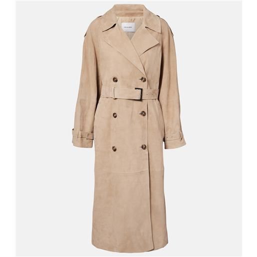 Yves Salomon trench in suede