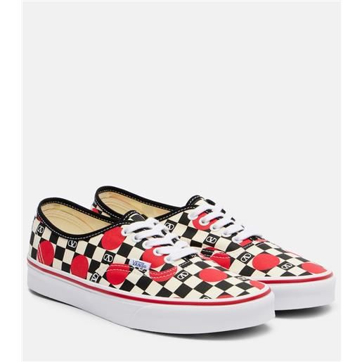 Valentino Garavani e vans - sneakers vlogo in canvas