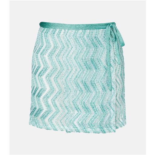 Missoni gonna a portafoglio zig zag