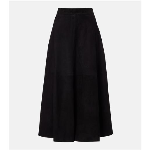 Rohe róhe gonna midi in suede