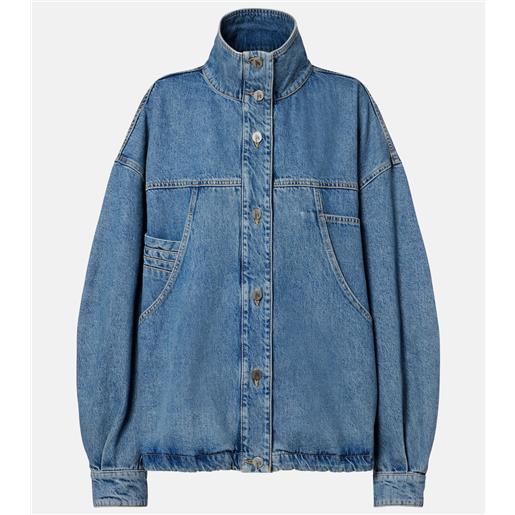 The Attico bomber oversize di jeans
