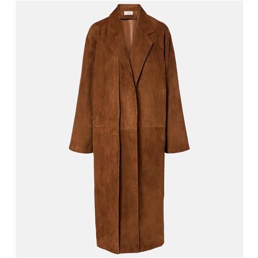 The Row cappotto serenis in suede