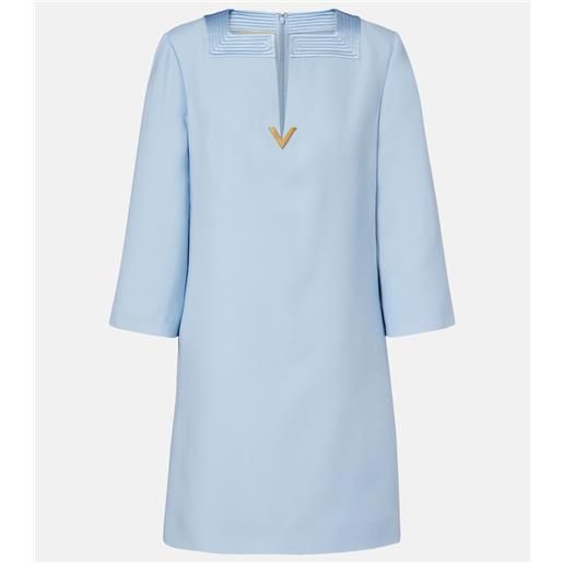 Valentino abito corto in crepe couture
