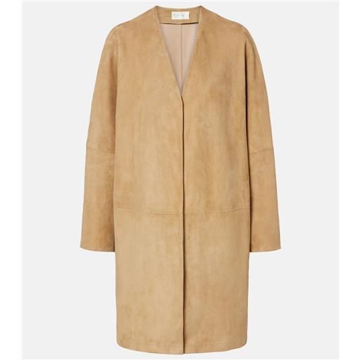 The Row cappotto alarico in suede