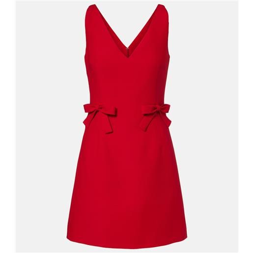 Valentino abito corto in crepe couture