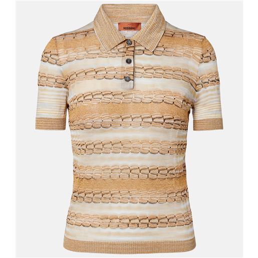 Missoni polo con lamã©