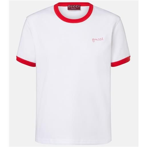Gucci t-shirt in cotone con logo