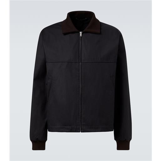 The Row giacca blouson mantis in gabardine di cotone