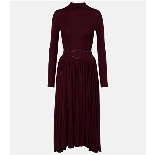 Alaia alaã¯a abito midi arricciato