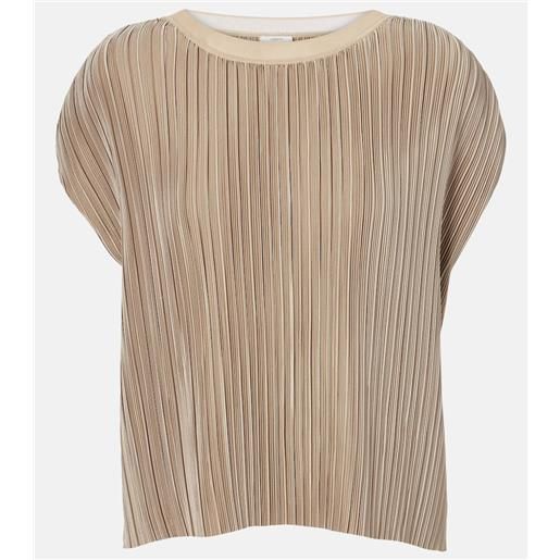 Joseph top cedre in raso plissã©