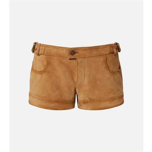 Etro shorts in suede