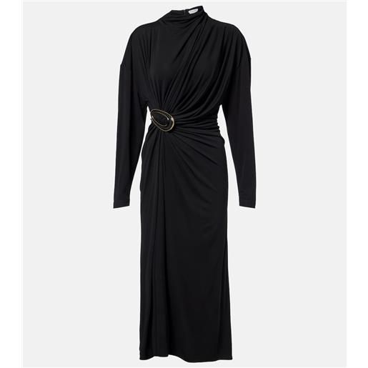 Bottega Veneta abito midi in crãªpe di jersey