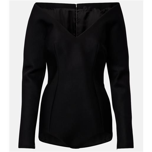 Mugler body in misto lana