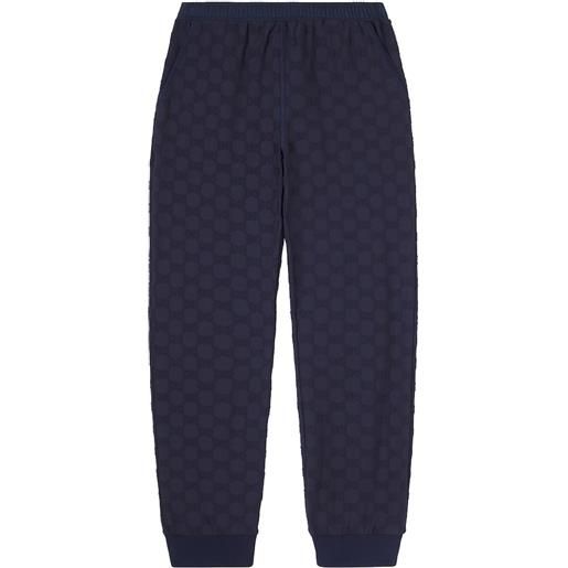 Gucci Kids pantaloni sportivi in jacquard gg