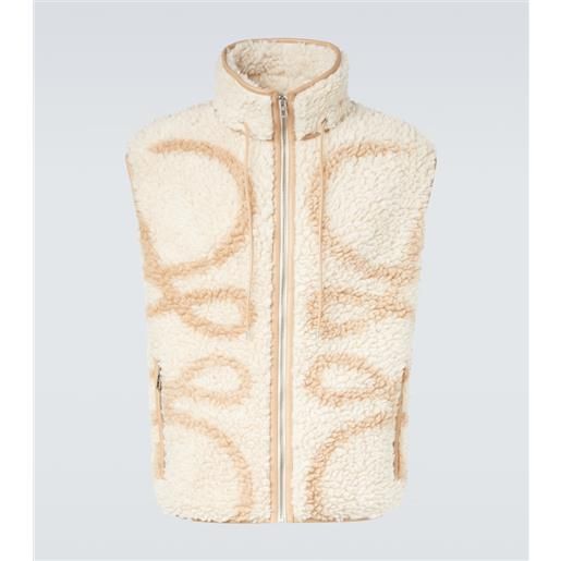 Loewe gilet anagram in jacquard