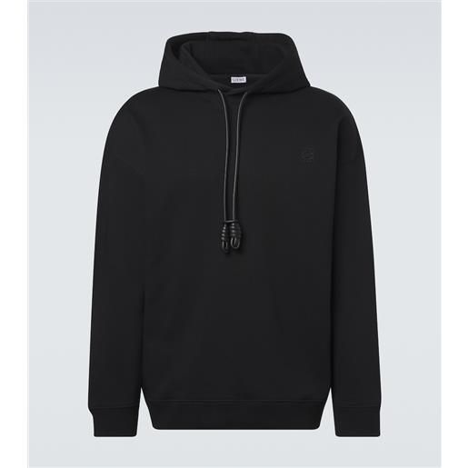 Loewe felpa anagram in jersey di cotone con cappuccio