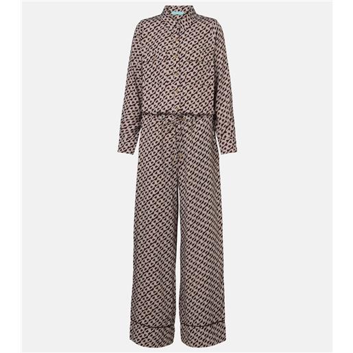 Melissa Odabash jumpsuit una con stampa