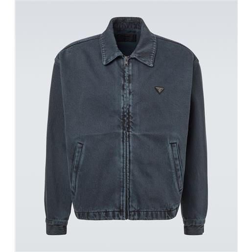 Prada giacca blouson di jeans