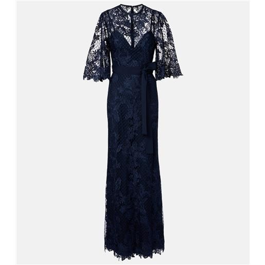 Elie Saab abito lungo in pizzo e tulle