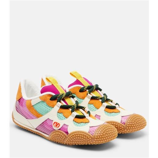 Valentino Garavani sneakers amphibia con finiture in pelle