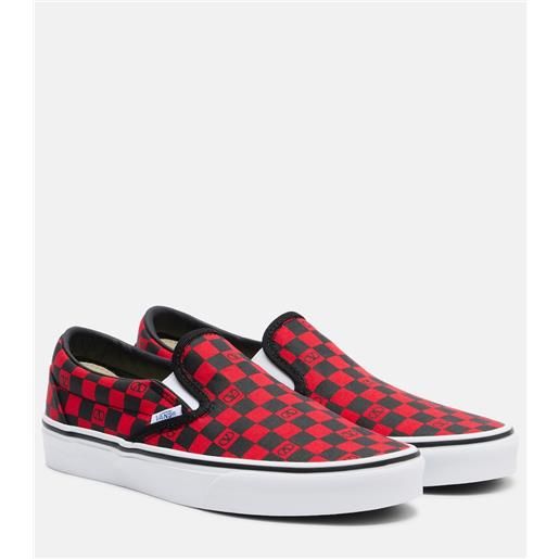 Valentino Garavani x vans - sneakers vlogo in canvas a quadri
