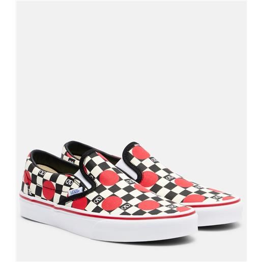 Valentino Garavani x vans - sneakers vlogo in canvas a quadri