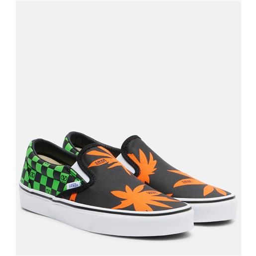 Valentino Garavani x vans - sneakers vlogo in canvas con stampa