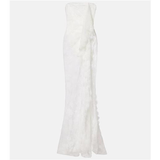 Christopher Esber abito lungo in pizzo