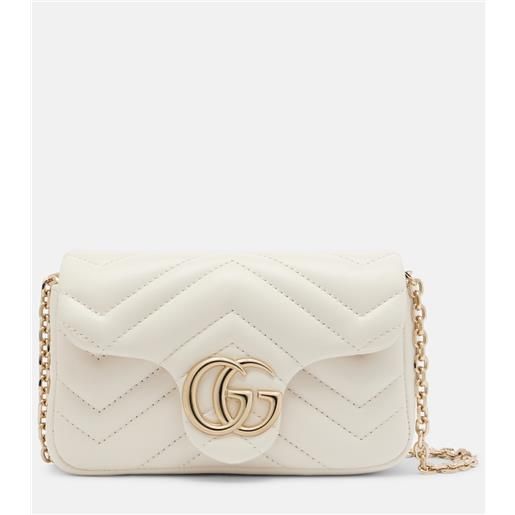 Gucci borsa gg marmont mini in pelle