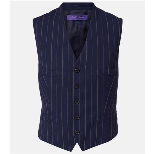 Ralph Lauren Collection gilet in lana a righe