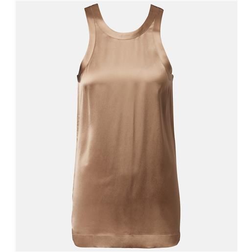 Toteme tank top in raso