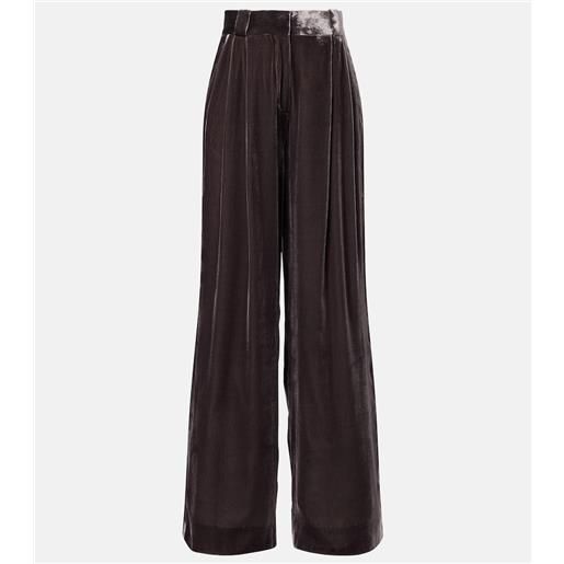 Blaze Milano blazé milano pantaloni husi in velluto a gamba larga