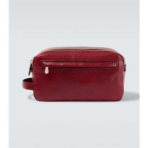 Brunello Cucinelli beauty case in pelle