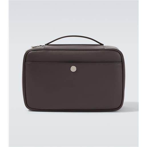 Brunello Cucinelli beauty case in pelle