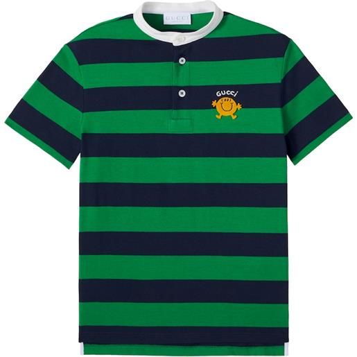 Gucci Kids x mr. Menâ¢ little missâ¢ - polo in cotone a righe