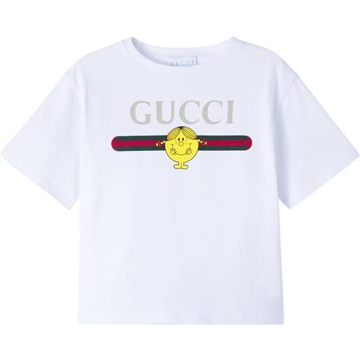 Gucci Kids x mr. Menâ¢ little missâ¢ - t-shirt in cotone