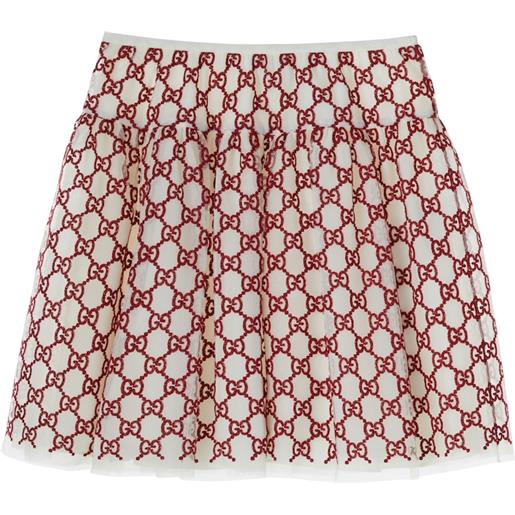 Gucci Kids gonna con ricamo gg