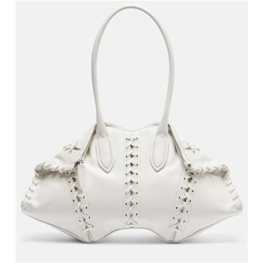 McQueen borsa a spalla manta medium in pelle
