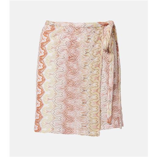 Missoni minigonna con lamé