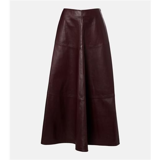 Altuzarra gonna lunga varda in pelle