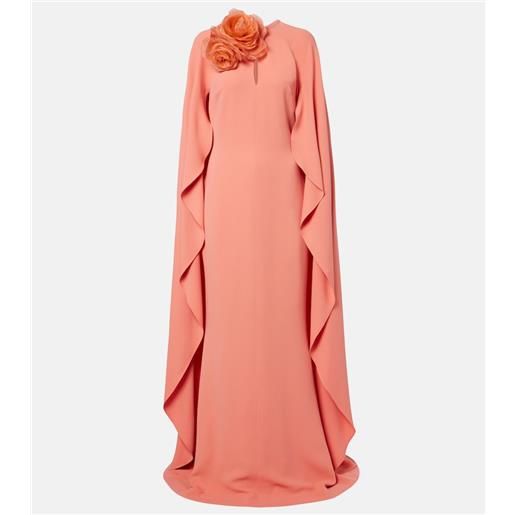 Elie Saab abito lungo con mantella