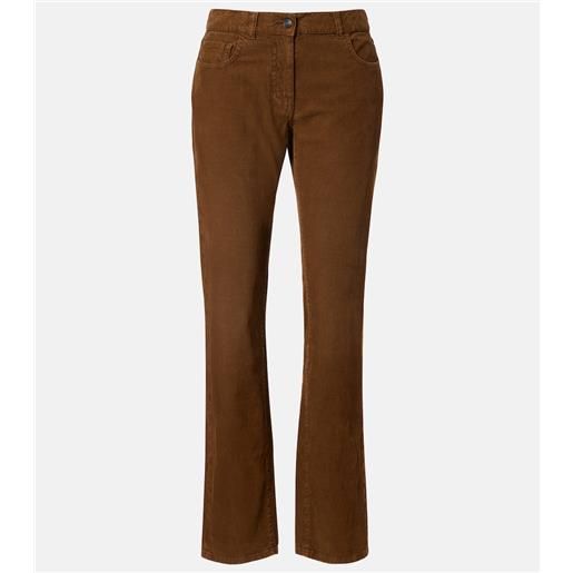The Row pantaloni bodhi in velluto a coste