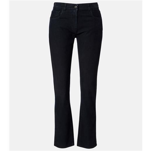 The Row pantaloni booker in velluto a coste