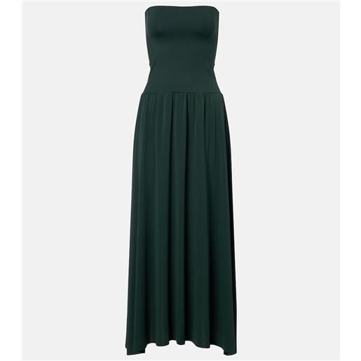 Eres abito midi oda in jersey crãªpe