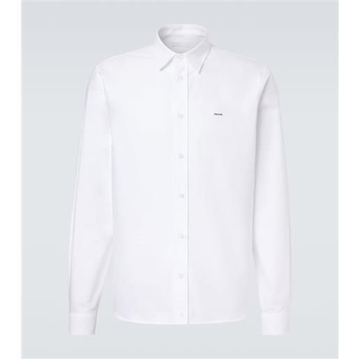 Prada camicia in popeline di cotone