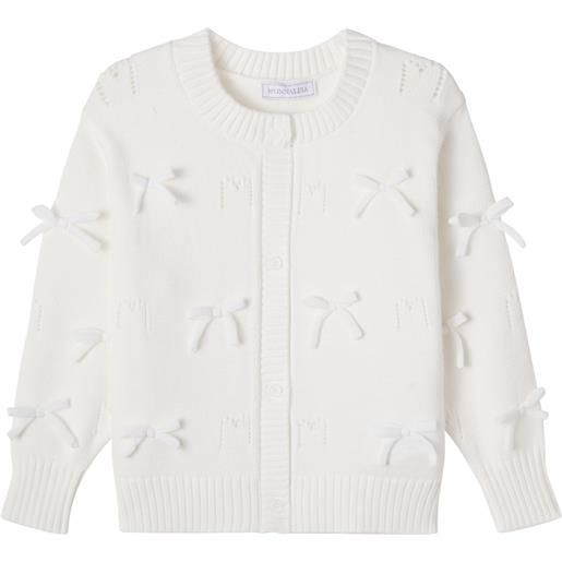 Monnalisa cardigan con fiocco