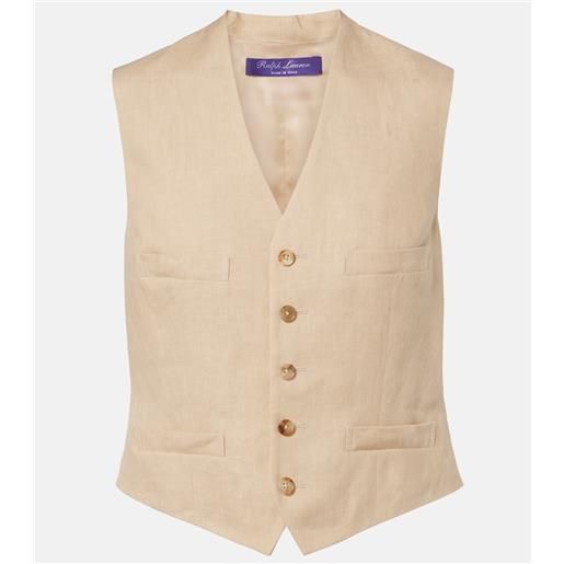Ralph Lauren Collection gilet jaiden in lino