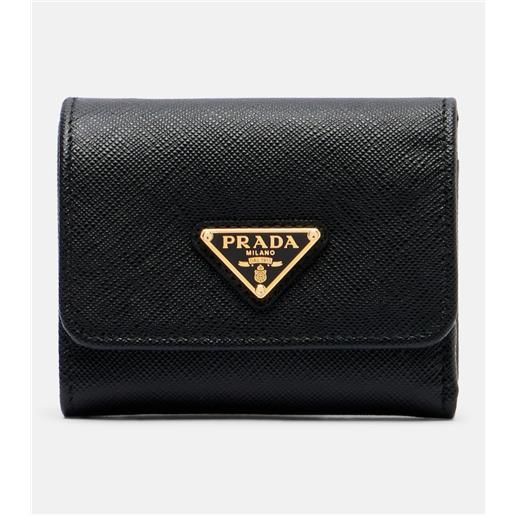Prada portafoglio small in pelle saffiano