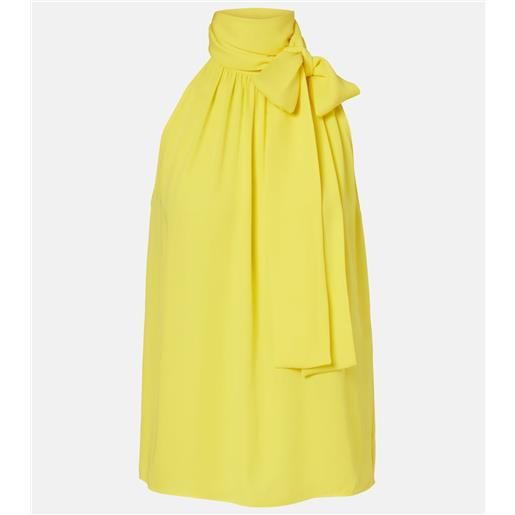 Valentino blusa in georgette di seta